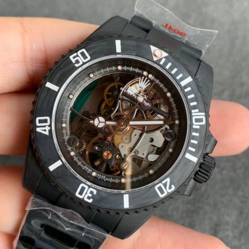 Replica Rolex 5A Quality 3130 Movement Hollowed Out Design 1：1 40mm Noob Factory Submariner Watch