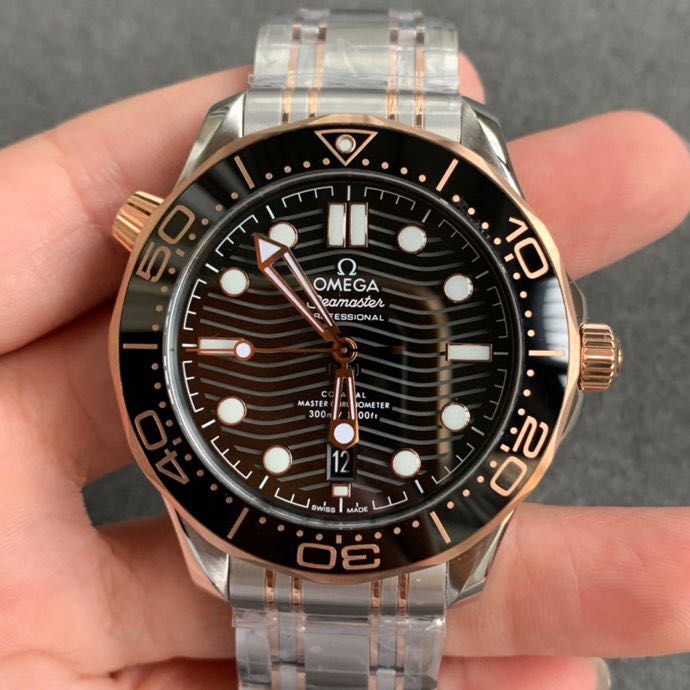 Replica Omega 5A Quality 8800 Movement Stainless Steel 1：1 43mm VS Factory Seamaster Watch