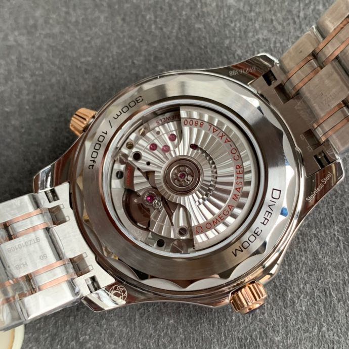 Replica Omega 5A Quality 8800 Movement Stainless Steel 1：1 43mm VS Factory Seamaster Watch