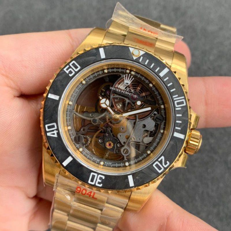 Replica Rolex 5A Quality 3130 Movement Hollowed Out Design 1：1 40mm Noob Factory Submariner Watch