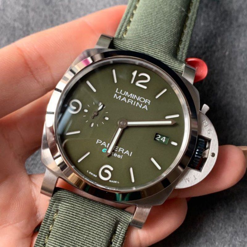 Replica Panerai 5A Quality ETA Movement Stainless Steel 1：1 44mm Noob Factory Luminor Watch