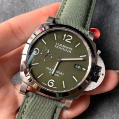 Replica Panerai 5A Quality ETA Movement Stainless Steel 1：1 44mm Noob Factory Luminor Watch