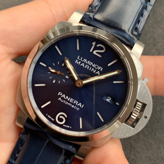 Replica Panerai 5A Quality ETA Movement Stainless Steel 1：1 44mm Noob Factory Luminor Watch