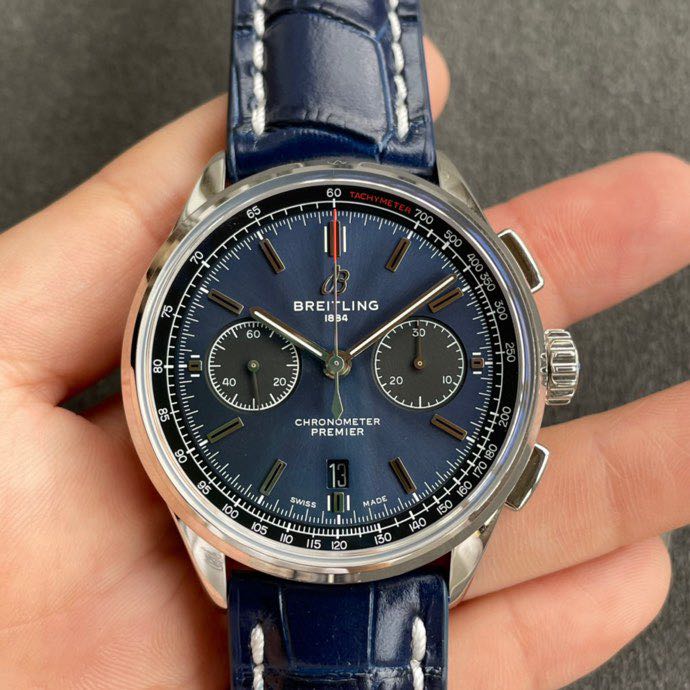Replica Breitling 5A Quality 7750 Timing Function Movement Stainless Steel 1：1 42mm GF Premier B01 Watch