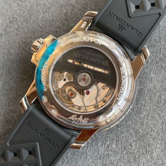 Replica Blancpain 5A Quality A1151 Movement Steel 1：1 40mm ZF Factory Fifty Fathoms Watch