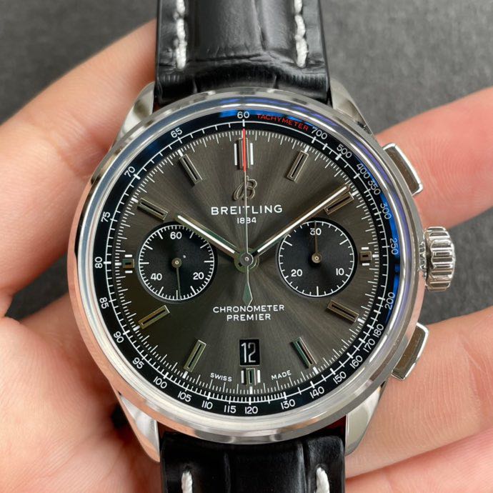 Replica Breitling 5A Quality 7750 Timing Function Movement Stainless Steel 1：1 42mm GF Premier B01 Watch
