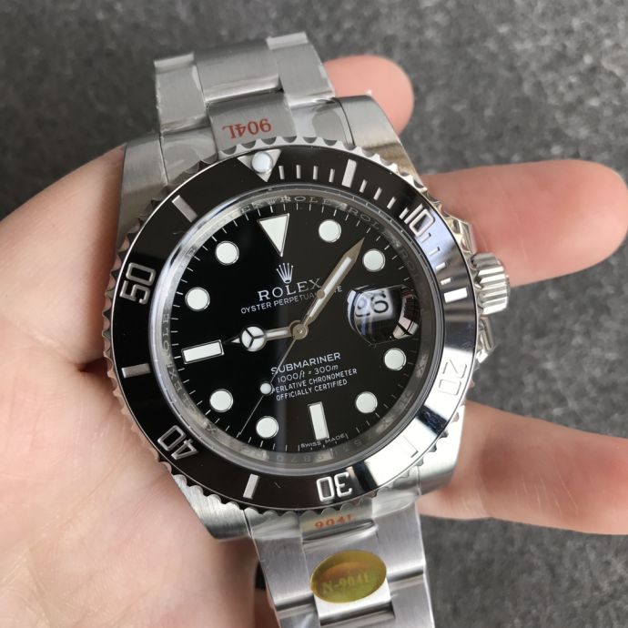 Replica Rolex 5A Quality 3135 Movement 904L Steel 1：1 40mm Noob Factory Submariner Watch