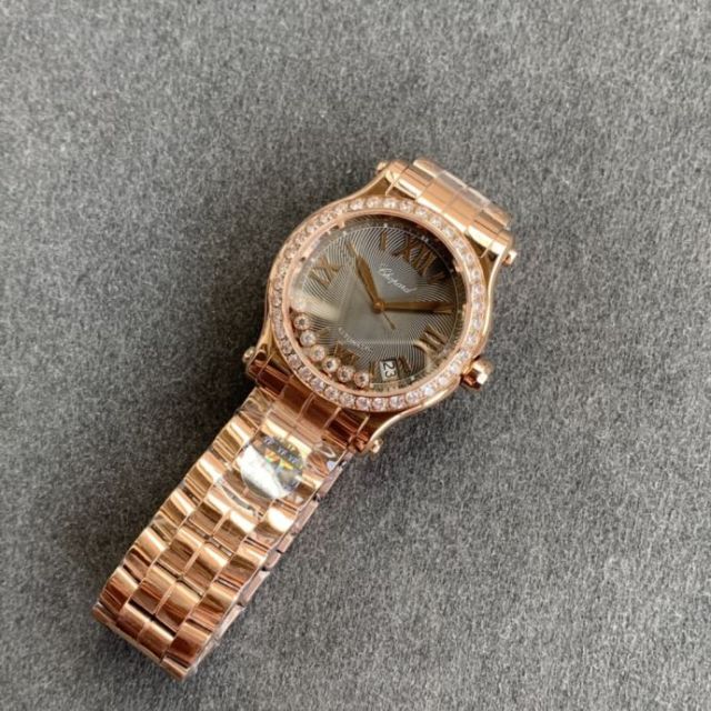Replica Chopard Watch 5A Quality ETA 2892 Movement Stainless Steel 1：1 36mm Lady Happy Diamond Watch