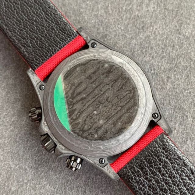 Replica Rolex 5A Quality 7750 Timing Function Movement Carbon Case 1：1 40mm Noob Factory Daytona Watch