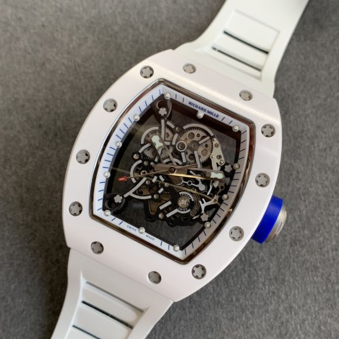 Replica Richard Miller 5A Quality Clone Movement Ceramic Case Skeleton 1：1 42*50mm Noob Factory RM035 Watch