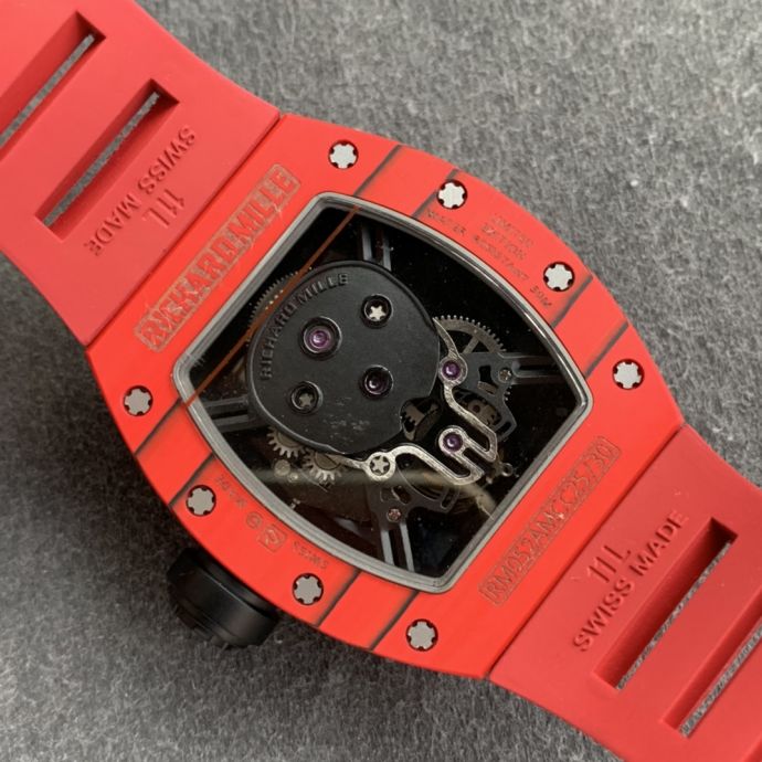 Replica Richard Miller 5A Quality True Tourbillon Movement 1：1 42*50mm Ceramic Case Skeleton KV Factory RM052 Watch