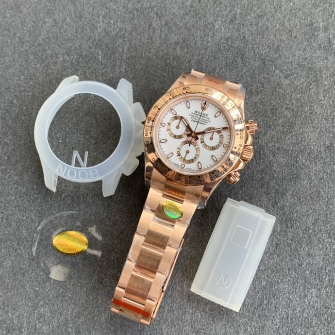 Replica Rolex Watch 5A Quality 7750 Timing Movement 904L Steel 1：1 40mm Noob Factory Daytona Watch