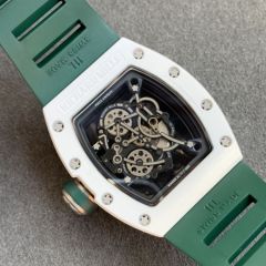 Replica Richard Miller 5A Quality Clone Movement Ceramic Case Skeleton 1：1 42*50mm Noob Factory RM035 Watch