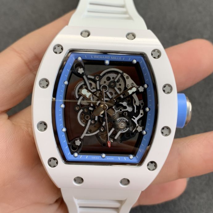 Replica Richard Miller 5A Quality Clone Movement Ceramic Case Skeleton 1：1 42*50mm Noob Factory RM035 Watch
