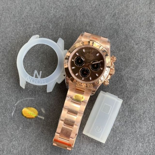 Replica Rolex Watch 5A Quality 7750 Timing Movement 904L Steel 1：1 40mm Noob Factory Daytona Watch