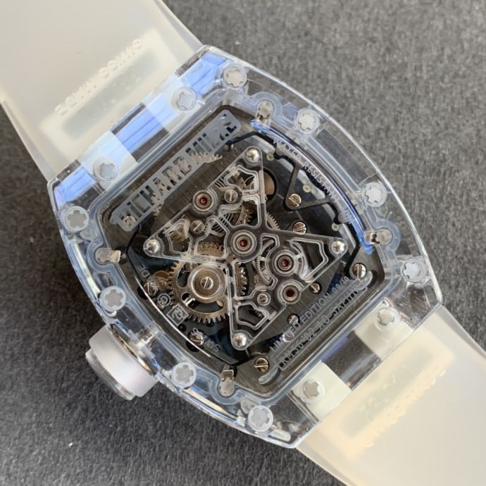 Replica Richard Miller 5A Quality True Tourbillon Movement 1：1 42*50mm Skeleton Dial EUR Factory RM056 Watch