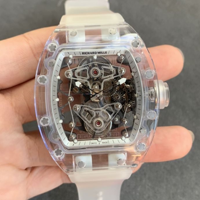 Replica Richard Miller 5A Quality True Tourbillon Movement 1：1 42*50mm Skeleton Dial EUR Factory RM056 Watch