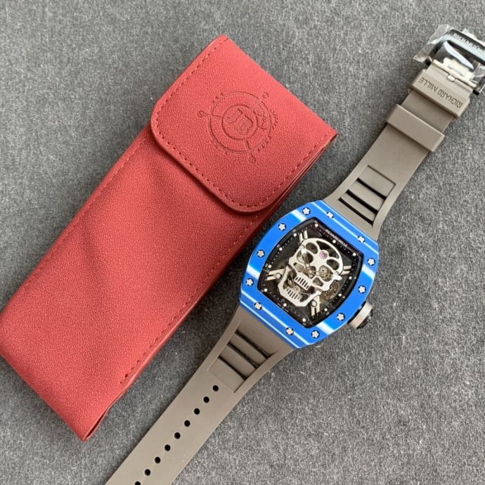 Replica Richard Miller 5A Quality True Tourbillon Movement 1：1 42*50mm Ceramic Case Skeleton KV Factory RM052 Watch