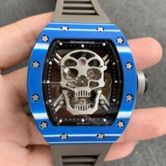 Replica Richard Miller 5A Quality True Tourbillon Movement 1：1 42*50mm Ceramic Case Skeleton KV Factory RM052 Watch