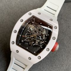 Replica Richard Miller 5A Quality Clone Movement Ceramic Case Skeleton 1：1 42*50mm Noob Factory RM035 Watch