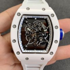 Replica Richard Miller 5A Quality Clone Movement Ceramic Case Skeleton 1：1 42*50mm Noob Factory RM035 Watch