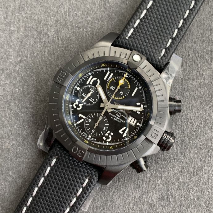 Replica Breitling 5A Quality 7750 Timing Function Movement Titanium Metal 1：1 45mm GF Avenger Watch