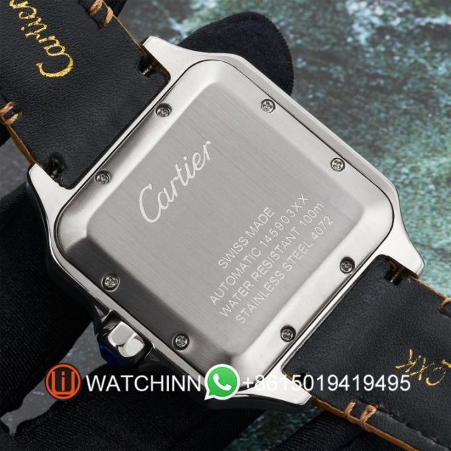 Replica Cartier Watch 3A Quality 2813 Movement 316L Steel 40mm AAA Factory Santos Watch
