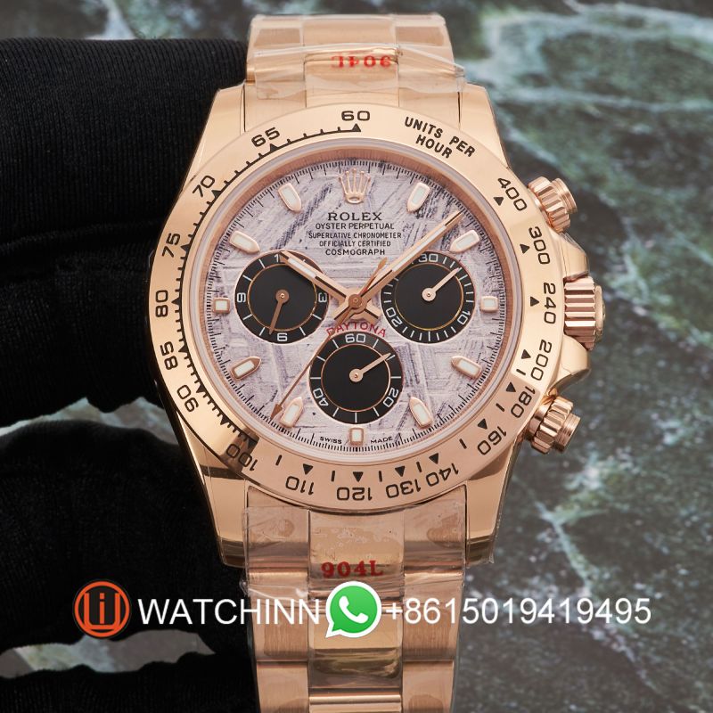 Replica Rolex Watch 5A Quality 7750 Timing Movement 904L Steel 1：1 40mm Noob Factory 116505 Daytona Watch