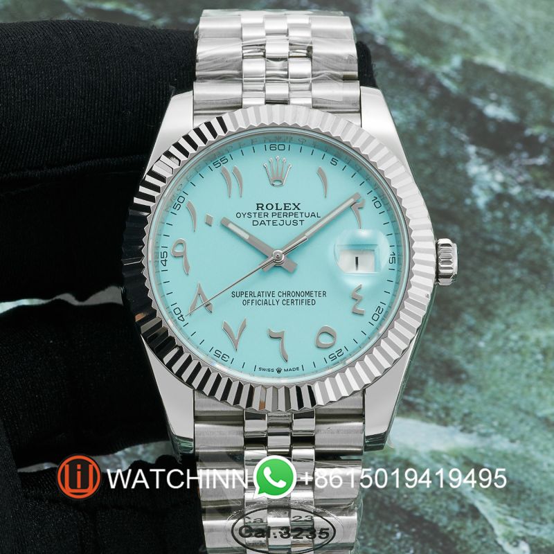 Replica Rolex Watch 5A Quality 3235 Movement 904L Steel 41mm 1:1 Noob Factory Datejust Watch
