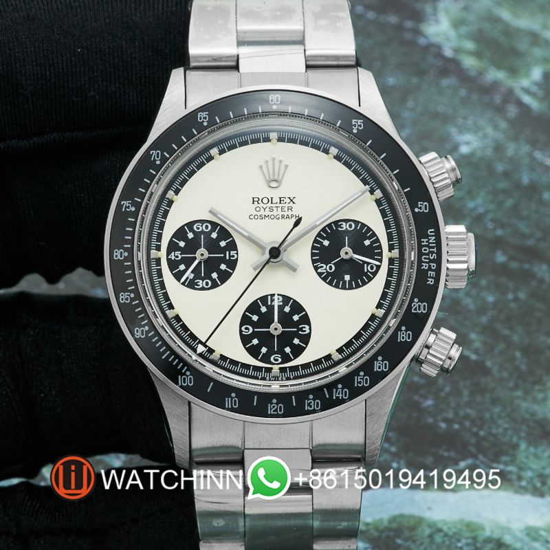 Replica Rolex Watch 5A Quality Manual Timing Movement 904L Steel 1：1 40mm Noob Factory Paul Newman Daytona Watch