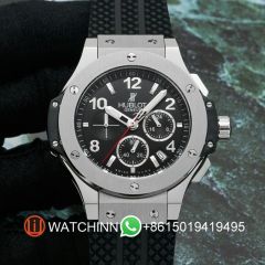 Replica Hublot HB Watch 3A Quality Swiss Quartz Movement 316L Steel 44mm AAA Factory Big Bang Watch