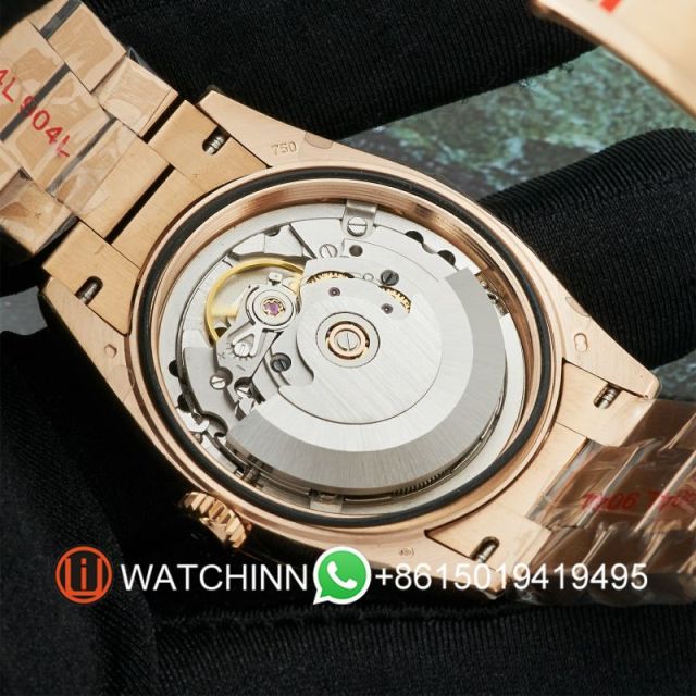 Replica Rolex 5A Quality ETA 2836 Movement 904L Steel 1：1 36mm Noob Factory Day Date Watch