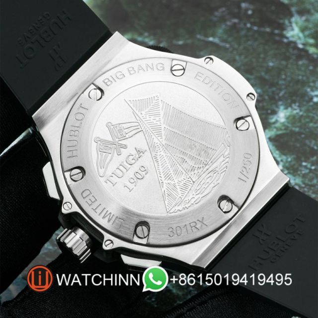 Replica Hublot HB Watch 3A Quality Swiss Quartz Movement 316L Steel 44mm AAA Factory Big Bang Watch