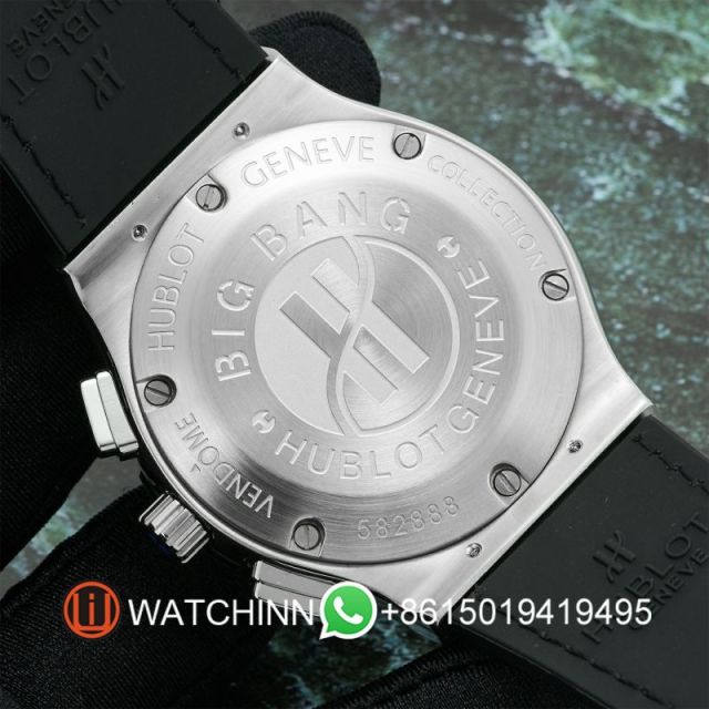 Replica Hublot HB Watch 3A Quality Swiss Quartz Movement 316L Steel 44mm AAA Factory Big Bang Watch