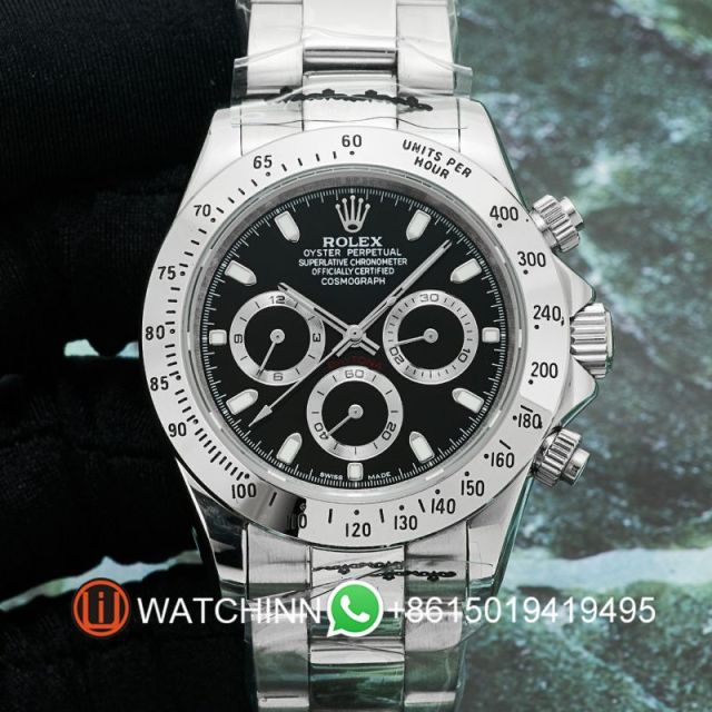 Replica Rolex Watch 3A Quality 2813 Full Function Movement 316L Steel 40mm AAA Factory Daytona Watch