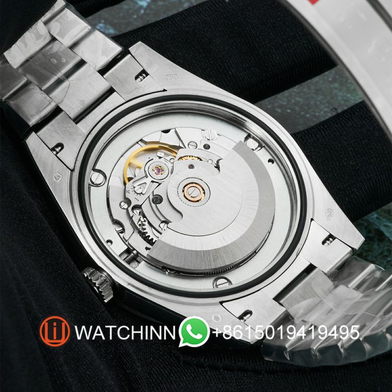 Replica Rolex 5A Quality ETA 2836 Movement 904L Steel 1：1 40mm Noob Factory Arabic Number Day Date Watch