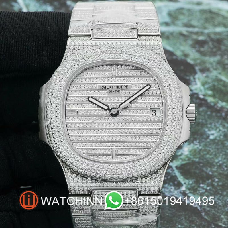 Replica Patek Philippe PP Watch Best Quality 324 Full Function Movement Diamond 40mm Nautilus Watch