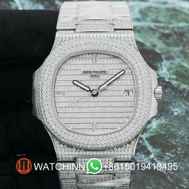 Replica Patek Philippe PP Watch Best Quality 324 Full Function Movement Diamond 40mm Nautilus Watch