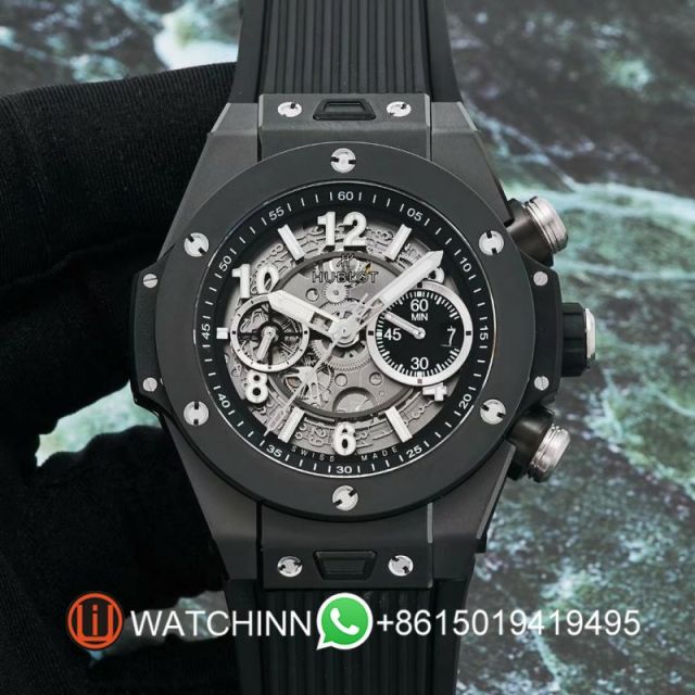 Replica Hublot HB Watch 5A Quality Swiss Clone 1280 Timing Movement 42mm Ceramic Case ZF Factory Big Bang Watch