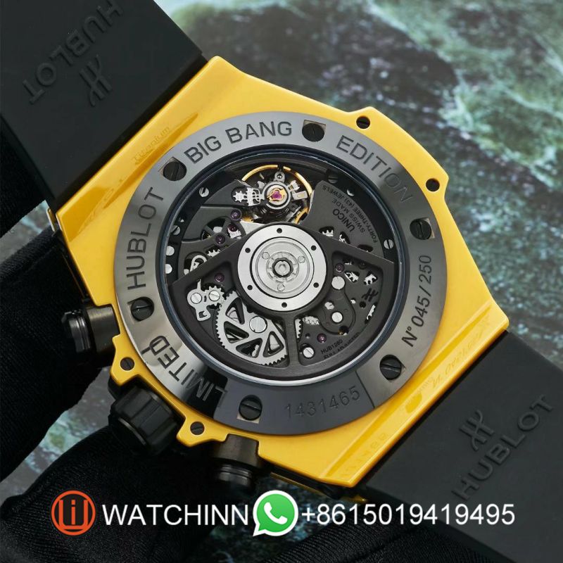 Replica Hublot HB Watch 5A Quality Swiss Clone 1280 Timing Movement 42mm Ceramic Case ZF Factory Big Bang Watch