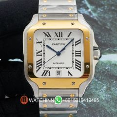 Replica Cartier Watch 5A Quality Miyota Movement 1:1 Stainless Steel 40mm Santos Watch