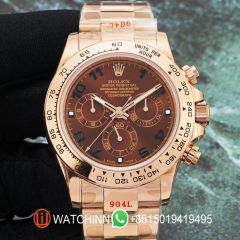 Replica Rolex Watch 5A Quality 7750 Timing Movement 904L Steel 1：1 40mm Noob Factory 116505 Daytona Watch