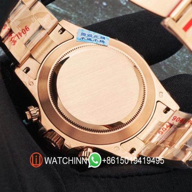 Replica Rolex Watch 5A Quality 7750 Timing Movement 904L Steel 1：1 40mm Noob Factory 116505 Daytona Watch