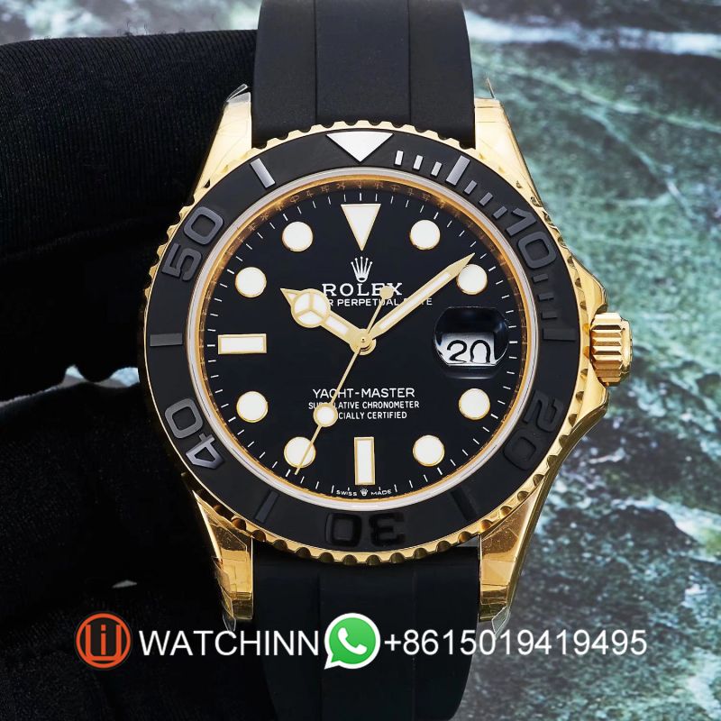 2022 Replica Rolex Watch 5A Quality 3235 Movement 904L Steel 42mm 1:1 Noob Factory 226658 Yacht Master Watch