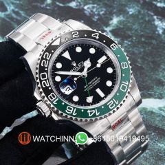 2022 Replica Rolex Watch 5A Quality 3285 Movement 904L Steel Sprite 40mm V9 Factory GMT Master Watch