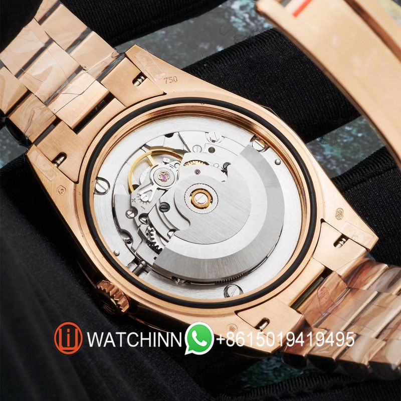 Replica Rolex 5A Quality ETA 2836 Movement 904L Steel 1：1 41mm Noob Factory Day Date Watch