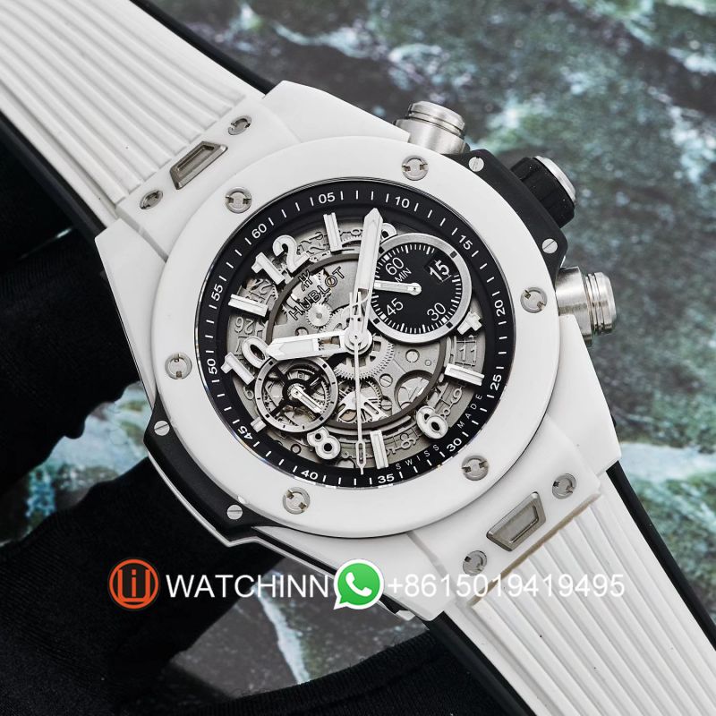 Replica Hublot HB Watch 5A Quality Swiss Clone 1280 Timing Movement 42mm Ceramic Case ZF Factory Big Bang Watch