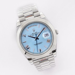 Replica Rolex 5A Quality ETA 2836 Movement 904L Steel 1：1 40mm Noob Factory Day Date Watch