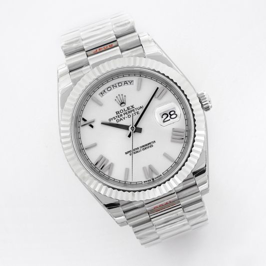 Replica Rolex 5A Quality ETA 2836 Movement 904L Steel 1：1 40mm Noob Factory Day Date Watch