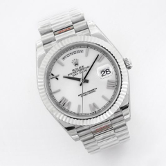 Replica Rolex 5A Quality ETA 2836 Movement 904L Steel 1：1 40mm Noob Factory Day Date Watch